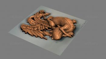 3D модель Пузатый дракон (STL)